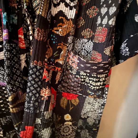 Multicolor Patchwork Robe - Picture 6 of 6
